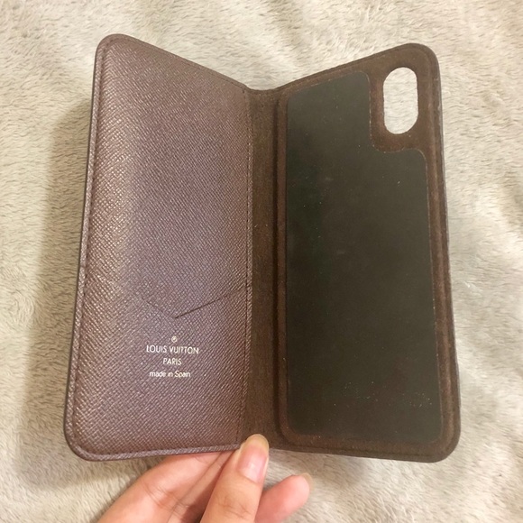 ❌❌SOLD❌❌LOUIS VUITTON IPHONE X FOLIO CASE - Picture 3 of 8